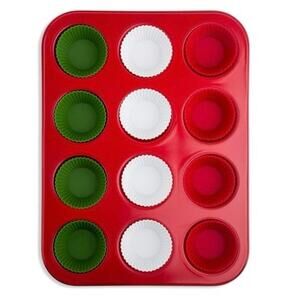 Core Kitchen 13 Piece Muffin Pan with Silicone Baking Cups NEW